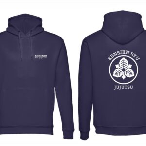 Sweatshirt azul com símbolo branco